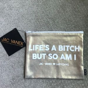 Jac Vanek makeup bag from the Ladygang